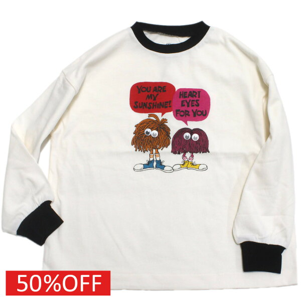 【オーシャンアンドグラウンド/子供服/ベビー/キッズ/ジュニア/ocean＆ground】  セール 【50%OFF】  プレイフルモチーフロンT ブラック(BK)