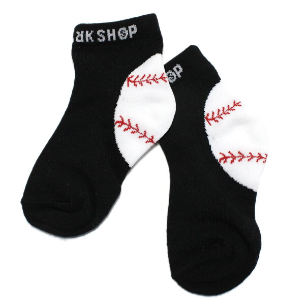 【キッズ THE PARK SHOP 子供服 ザ・パークショップ こども服 ジュニア】  ANKLE BALL ソックス ブラック