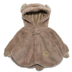 【モクモフ/mocmof/ニューボーンフォト/ベビー】 ぬいぐるみ ケープ モカベージュ(MB)