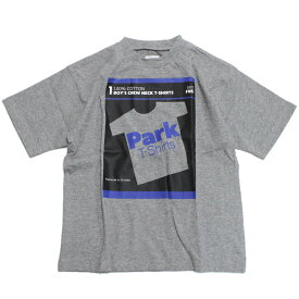 【キッズ THE PARK SHOP 子供服 ザ・パークショップ こども服 ジュニア】 あす楽 PARK PACK PRINT Tシャツ グレー