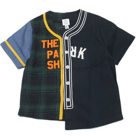 【キッズ THE PARK SHOP 子供服 ザ・パークショップ こども服 ジュニア】 あす楽 BASEBALL PARK シャツ ネイビー