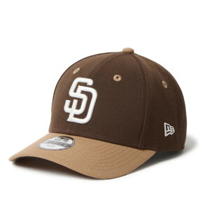 【ニューエラ キッズ/NEW ERA KIDS/帽子】 YTH 9FORTY MLB 2TONE SADPAD CAP ウォルナット×カーキ
