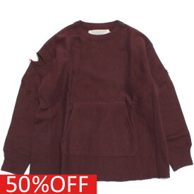 【子供服 親子 ゴートゥーハリウッド GO TO HOLLYWOOD 】 セール 【50%OFF】 あす楽 ウラキモウ ボロボロ スウェット 13WNワイン