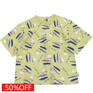 【子供服/makeyourday/メイクユアデイ】 セール 【50%OFF】 フネガラTシャツ イエロー(YE)