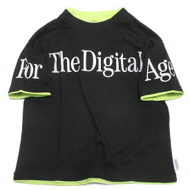 【CIRCUS&amp;CO/サーカスアンドコー/子供服】 あす楽 digral short sleeve【highking×CIRCUS＆CO. LIMITED EDITION】 ブラック