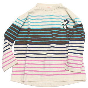 yDD×Xk[s[ DENIM DUNGAREE×Xk[s[R{ PEANUTS qz eWN SNOOPY {[_[PT TEE 7BR