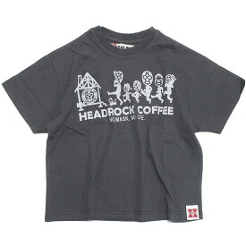 【ヘッドロック/子ども服/HEAD ROCK/子供服】 あす楽 HEAD ROCK COFFEE BIGTシャツ スミクロ(1)