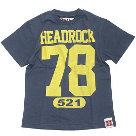 【ヘッドロック/子ども服/HEAD ROCK/子供服】 あす楽 ナンバリング　Tシャツ ネイビー(15)
