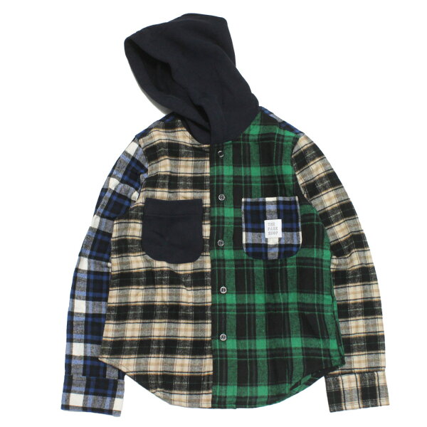 【キッズ THE PARK SHOP 子供服 ザ・パークショップ こども服 ジュニア】  CRAZY チェックシャツ