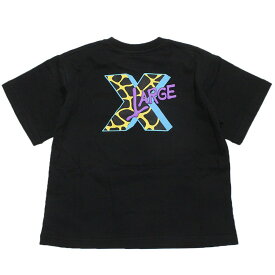 【キッズ エクストララージ XLARGE KIDS 子供服 エックスラージ】 あす楽 Xロゴ半袖Tシャツ クロ(80)