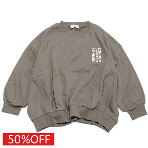 【子供服 アンディニー undeny. キッズ レディース 女の子】 セール 【50%OFF】 TENNISCLUB タックプルオーバー アッシュグレー(AG)