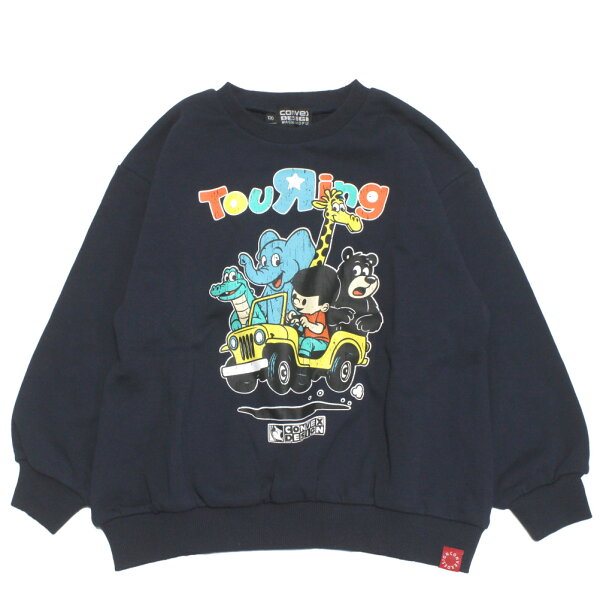【CONVEX コンベックス 子供服 ジュニア キッズ】  ANIMALトレーナー