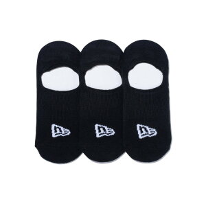 【ニューエラ キッズ/NEW ERA KIDS/帽子】 NO SHOW 3PAIRS SOCKS(BLK) ブラック