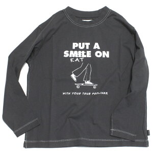 【アーチ&ライン ARCH&LINE 子供服 アーチアンドライン】 OG SKATE Tシャツ チャコール(17)