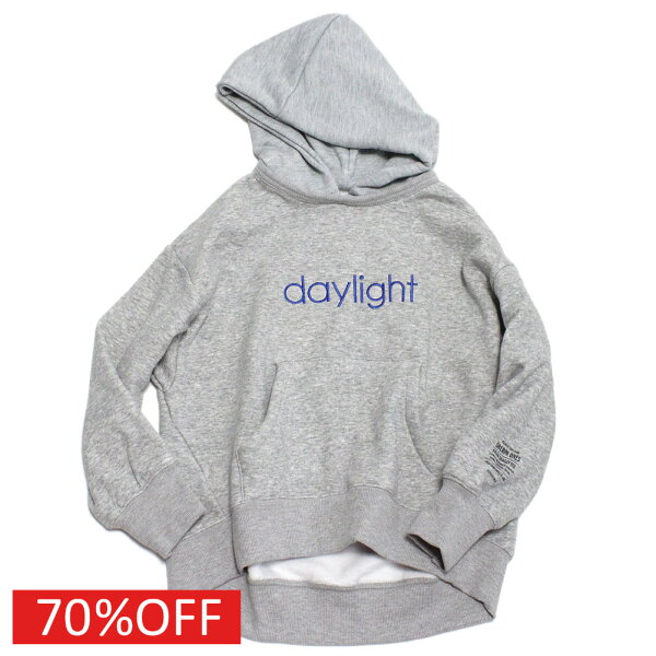 【子供服 ハイキング  highking highkinggirl ハイキングガール ジュニア 男の子 】  セール 【70%OFF】  daylight フーディー【EXCLUSIVE RELATION LINE】 グレー