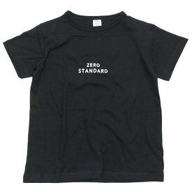 【ZERO standard/子供服/ゼロスタンダード】 あす楽 zeroTシャツ ブラック(BK)