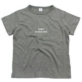 【ZERO standard/子供服/ゼロスタンダード】 あす楽 zeroTシャツ カーキ(KH)