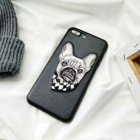 楽天市場 Iphone8 アニマル 刺繍 スマホケース 犬の通販
