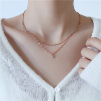 楽天市場】2連 ネックレス ピンクゴールド（ネックレス・ペンダント 