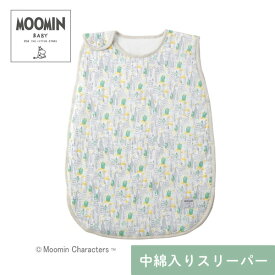 あす楽 ベビー服 ダッドウェイ DAD WAY ムーミンベビー Moomin Baby 中綿入りスリーパー モミ/ホワイト APMB011030100 出産祝い ベビー 赤ちゃん ギフト プレゼント