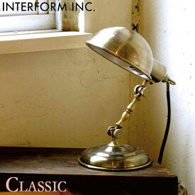 デスクライト 照明 インターフォルム クラシック Classic LT-2103GD INTERFORM