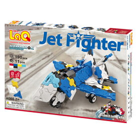 LaQ ラキュー Hamacron Constructor ハマクロン コンストラクター Jet Fighter ジェットファイター 190pcs+11pcs 知育玩具 おもちゃ ブロック パズル クリスマス 誕生日 プレゼント 男の子 女の子