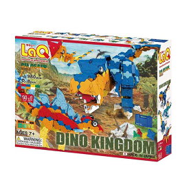 送料無料 LaQ ラキュー Dinosaur World ダイナソーワールド ディノキングダム 980pcs+8pcs ※キャリーケースはブルーとなります。 知育玩具 おもちゃ ブロック パズル クリスマス 誕生日 プレゼント 男の子 女の子