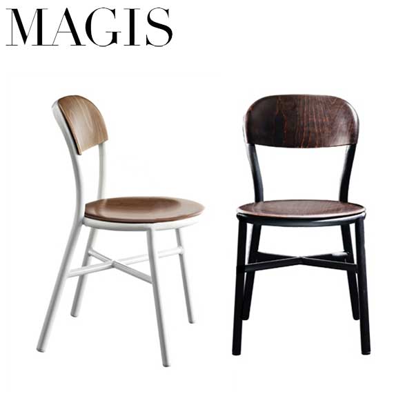 送料無料  マジス MAGIS CHAIR チェア Pipe Chair パイプチェア スタッキングチェア アルミニウム×ビーチ材プライウッド SD1020  <br>
