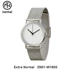 あす楽 送料無料 腕時計 ユニセックス レディース メンズ シンプル クラシカル ノーマル normal 腕時計 Extra Nomal STAINLESS ATEEL NML020089 EN01-M18SS ※電池交換必要※サイズご注意ください