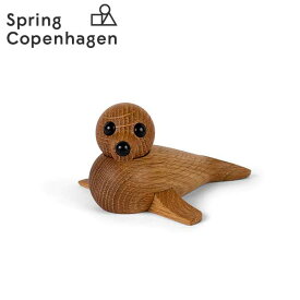 【北欧キャンペーン対象商品】木製 オブジェ 置物 アザラシ デンマーク スプリングコペンハーゲン Spring Copenhagen ベイビー シール Baby Seal CP-1038 クリスマス プレゼント ギフト