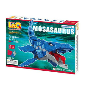 LaQ ラキュー ダイナソーワールド モササウルス 320pcs+13pcs 知育玩具 おもちゃ ブロック パズル クリスマス 誕生日 プレゼント 男の子 女の子