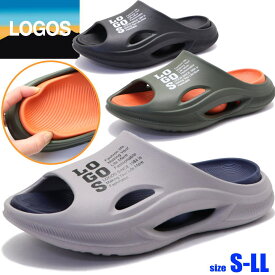 即納 LOGOS メンズ リカバリーサンダル クッション性抜群 シャワーサンダル クッションインソール ロゴス No.092