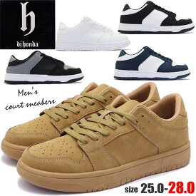 即納 メンズ スニーカー コートタイプ ローカット DJ honda DJホンダ クラシック ローテク レースアップ カジュアルシューズ No.333