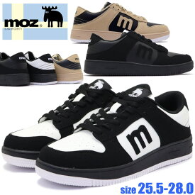 即納 MOZ モズ メンズ スニーカー レースアップ カジュアルシューズ No.11833
