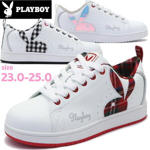 即納 レディース スニーカー PLAYBOY プレイボーイ コートタイプ ローカット コートスニーカー カジュアルシューズ No.1022