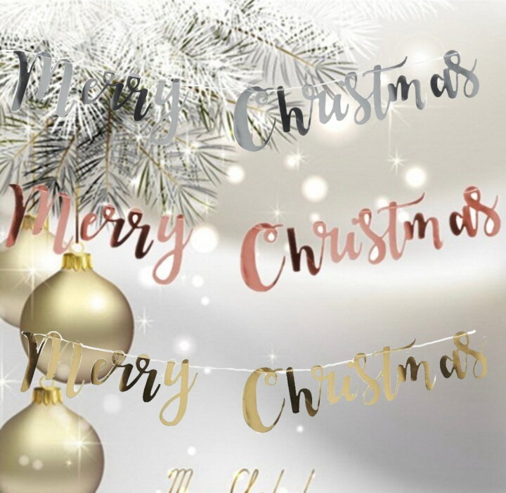楽天市場 送料無料 クリスマス メリークリスマス ガーランド 飾り 飾りつけ 筆記体 オシャレ デコレーション インテリア Merry Christmas Lua Citron