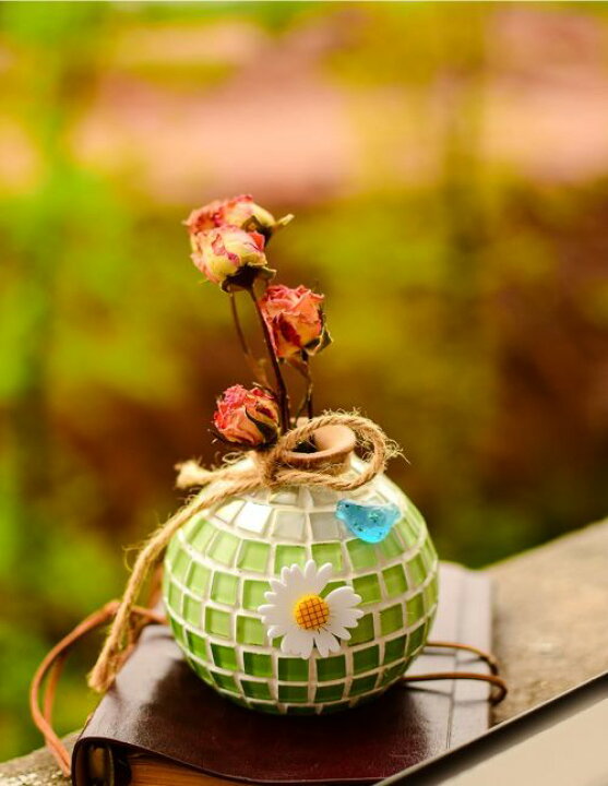 楽天市場】モザイクタイル 花瓶 モザイクキット DIY 手作り モザイク 