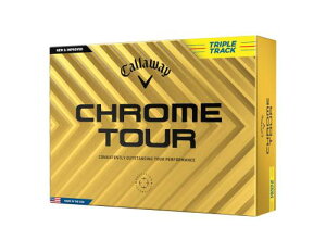 �L�����E�F�C(Callaway) �S���t�{�[�� CHROME TOUR YLW 24 TRIPLE TRACK 1�_�[�X(12����) 4�s�[�X�\�� �g���v���E�g���b�N �C�G���[