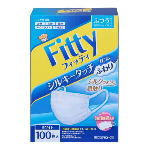 [�t�B�b�e�B] Fitty �V���L�[�^�b�`���S���ӂ�� 100�� (�ӂ��T�C�Y/�s�D�z / 50��×2��) � �s�D�z�}�X�N (�����ɂ��Ȃ�ɂ���/������肪����/����) �g���̂�