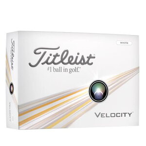 TITLEIST(�^�C�g���X�g) �S���t�{�[�� 24 VELOCITY DZ ���j�Z�b�N�X �z���C�g