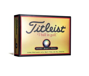 TITLEIST(�^�C�g���X�g) �S���t�{�[�� HVC SOFT FEEL 2�s�[�X 12���� �z���C�g 1HVSF-J