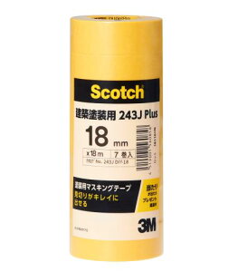 �X���[�G��(3M) �h���p�}�X�L���O�e�[�v ���z�h���p 7������ ���F 18mm×18m 243J Plus
