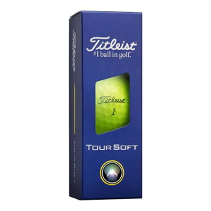 TITLEIST(�^�C�g���X�g) �S���t�{�[��26 TOUR SOFT �C�G���[1�X���[�u3����