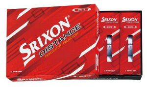 DUNLOP �_�����b�v�S���t�{�[�� SRIXON DISTANCE9 2022�N���f�� 1�_�[�X(12����) �z���C�g
