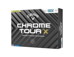 �L�����E�F�C(Callaway) �S���t�{�[�� CHROME TOUR X 24 TRIPLE TRACK 1�_�[�X(12����) 4�s�[�X�\�� �g���v���E�g���b�N �z���C�g
