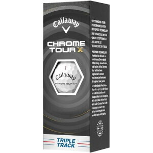 �L�����E�F�C(Callaway) �S���t�{�[�� CHROME TOUR X TRIPLE TRACK�{�[�� �X���[�u(3����) �z���C�g BL CG CHRM TOUR X 26 TRPTRK 3B PK
