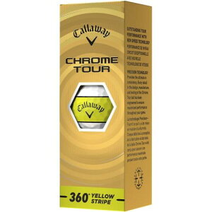 �L�����E�F�C(Callaway) �S���t�{�[�� CHROME TOUR 360° YELLOW STRIPE�{�[�� �X���[�u(3����) BL CG CHRM TR 26 360 YLW STRP 3B PK