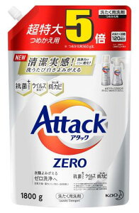 �A�^�b�N ��e�� �t�� �[��(ZERO) ������(Laundry Detergent) �l�ߑւ� 1800g (��������! �􂤂��є�����݂�����) ���[�t�B�u���[�Y�̍���