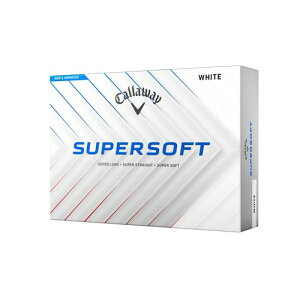 �L�����E�F�C(Callaway) �S���t�{�[�� SUPERSOFT 25 1�_�[�X(12����) 2�s�[�X�\�� �z���C�g