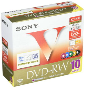 �\�j�[ �r�f�I�pDVD-RW 120�� 1-2�{�� 10���p�b�N 10DMW120GXT